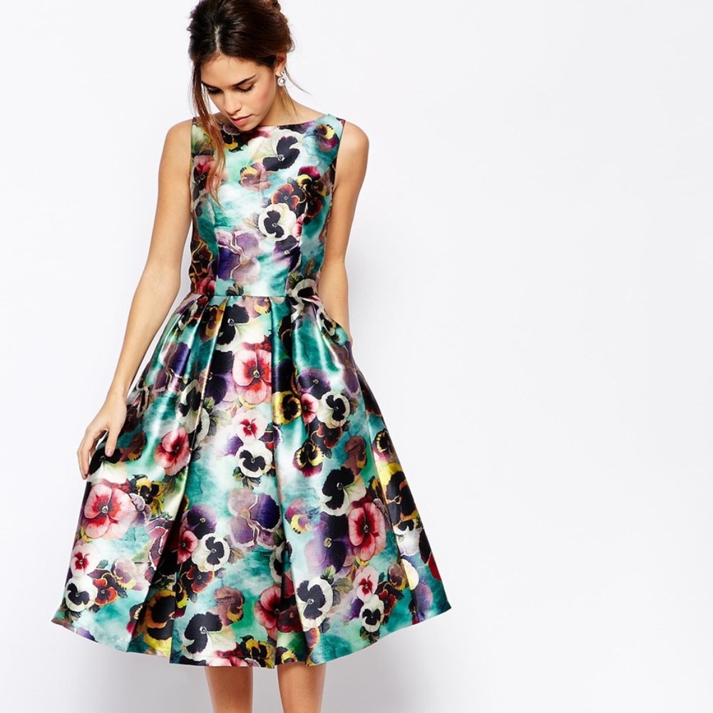 Chi Chi London Floral Midi